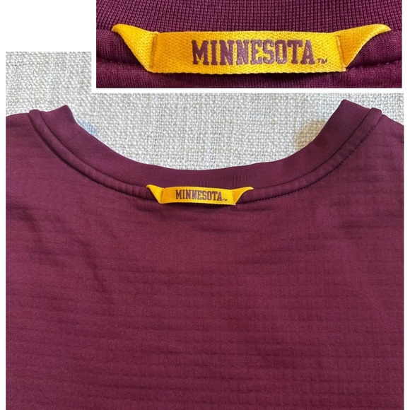 NIKE Minnesota Golden Gophers Maroon Gold Pullover Thermal Elevated NCAA Men 3XL - Picture 8 of 14
